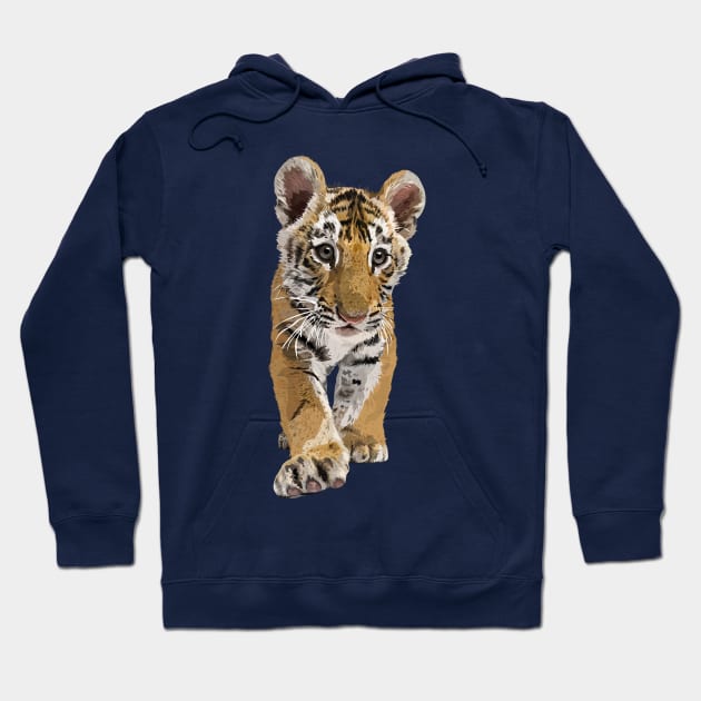 Bengal tiger Hoodie by obscurite